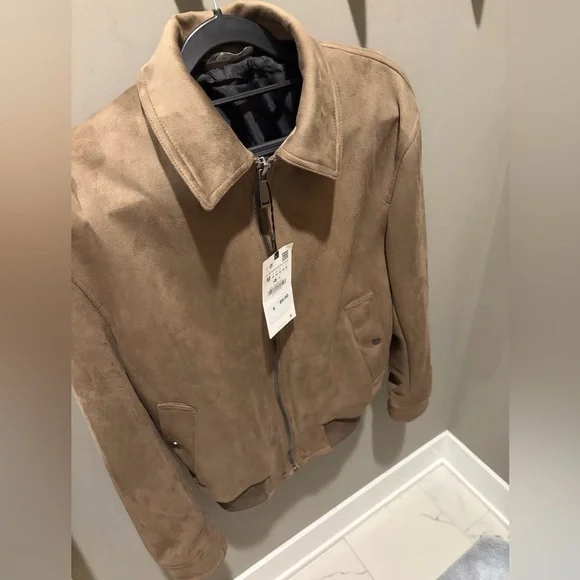 Zara Unisex Tan Jacket - Picture 3 of 5